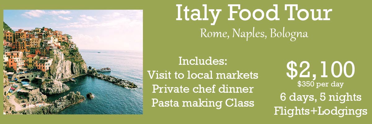 Italy Food Tour Package
